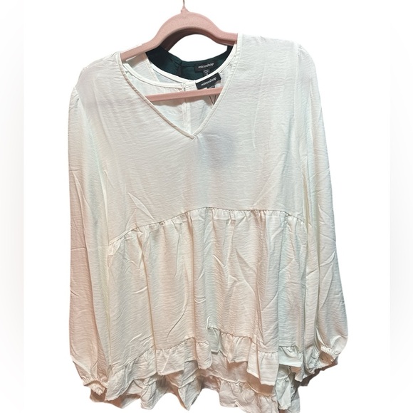 mittoshop Tops - Mitto Shop White Tunic Top